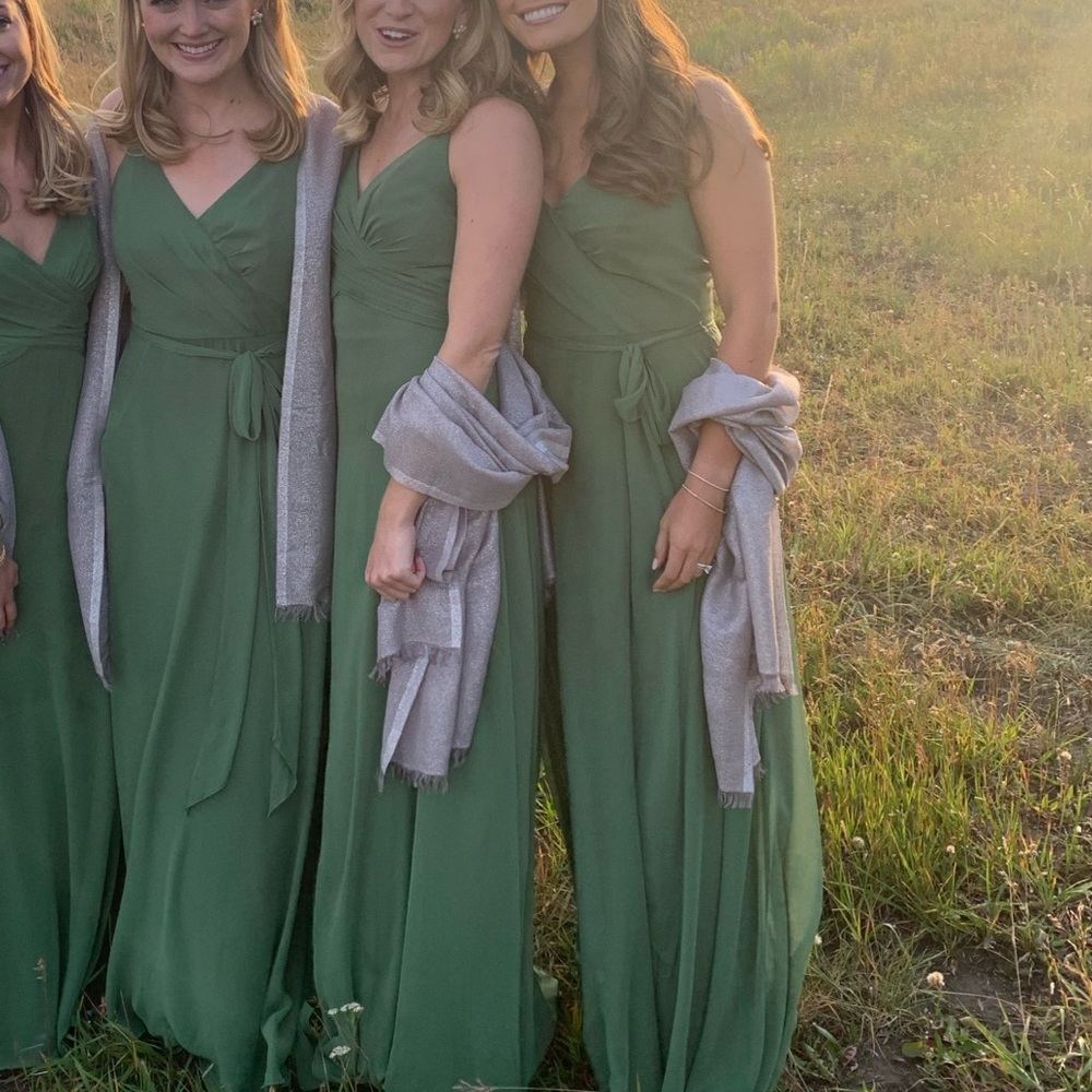 Sage After Six Chiffon Dress